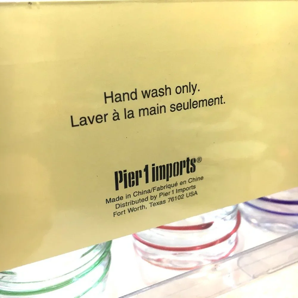 Pier 1 Import Shot Glasses Verres a Rasades